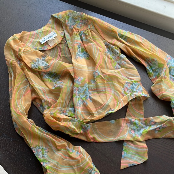 Absolutely Dreamy Vintage Around the Waist Top - Picture 1 of 4